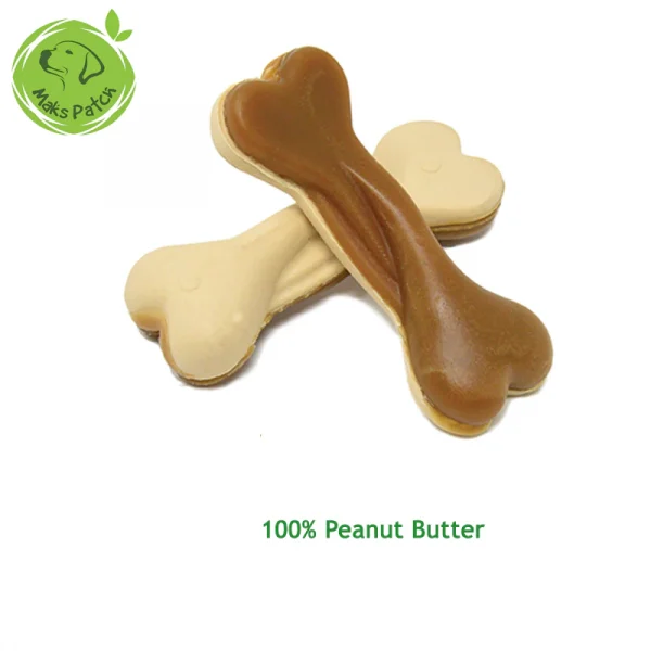Maks Patch Peanut Butter Dual Bones Dog Treats