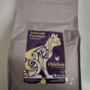 Naturally Pawsome Cat Grain Free Chicken with Salmon Dry Sterilised Adult Cat Food