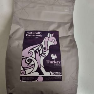 Naturally Pawsome Cat Grain Free Turkey with Chicken & Vegetables Dry Kitten Food