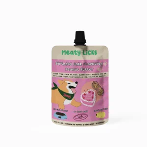 Meaty Licks Birthday cake peanut butter 113g