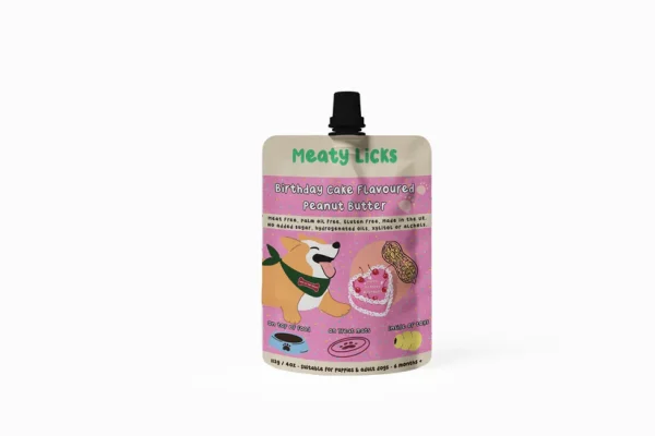 Meaty Licks Birthday cake peanut butter 113g