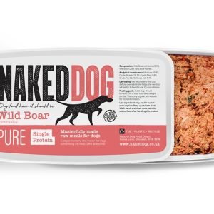 Naked dog raw Wild boar 2x 500g