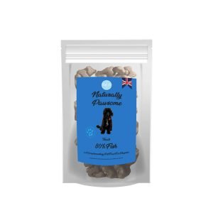 Naturally Pawsome 80% Fish Grain Free Dog Training Treats - 500g
